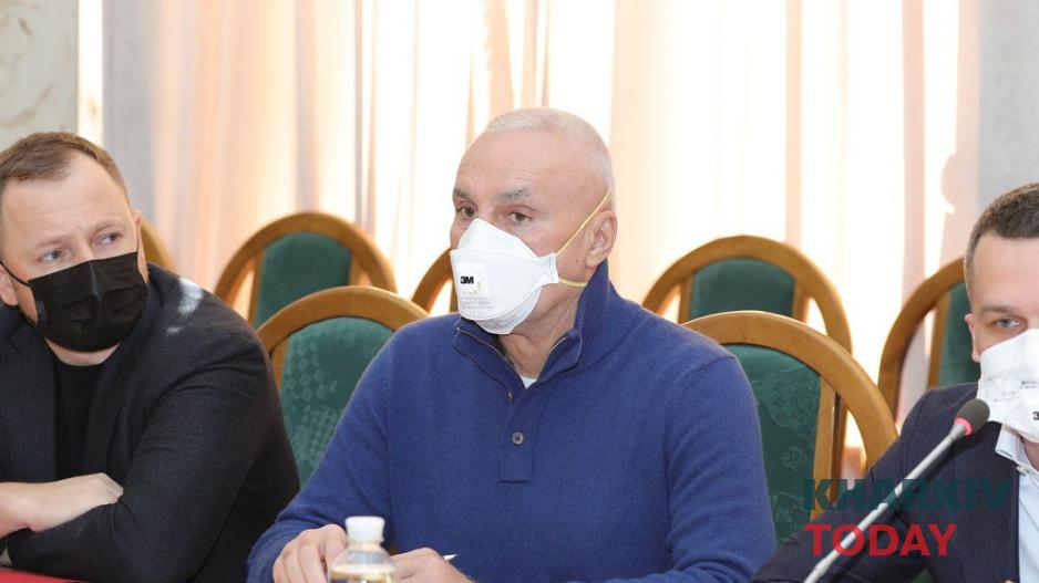 Павел Сушко и Александр Ярославский в Харьковской ОГА. Фото: Сергей Козлов / KHARKIV Today
