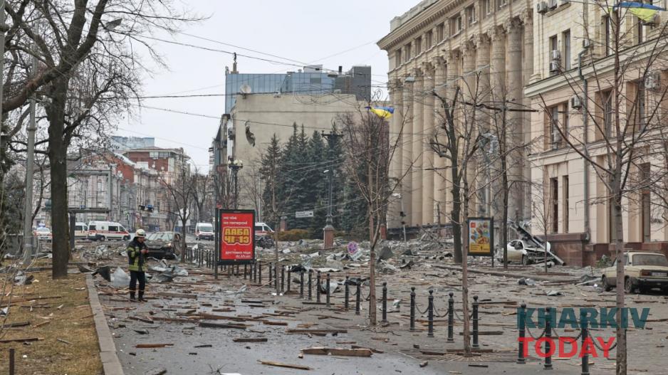 Фото харькова после бомбежки