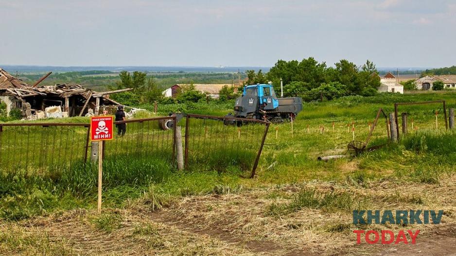 розмінування, трактор-розміновувач 1