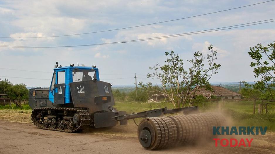 розмінування, трактор-розміновувач 1
