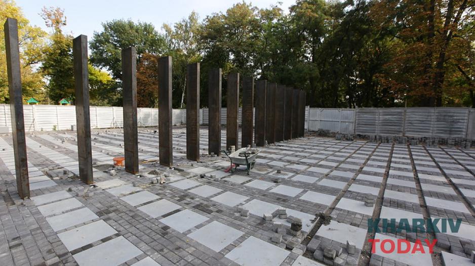 памятник воинам АТО. Фото: Сергей Козлов / KHARKIV Today