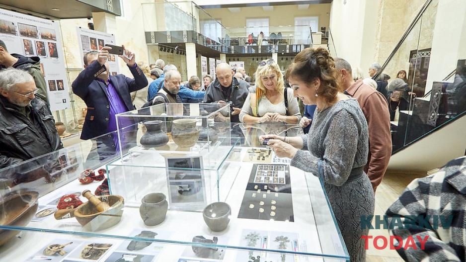 выставка музей археологии. Фото: Сергей Козлов / KHARKIV Today выставка музей археологии. Фото: Сергей Козлов / KHARKIV Today