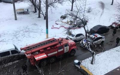 В пожаре на Салтовке погиб мужчина. Фото: ГСЧС в Харьковской области