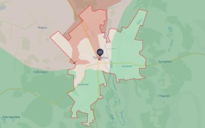 Карта: скрин DeepState.