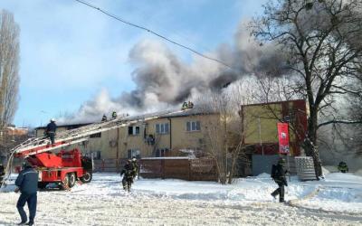 пожар на Московском проспекте