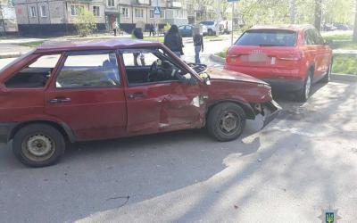 Тройное ДТП в Харькове. Фото: Патрульная полиция Харькова