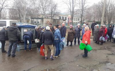 В Лозовой опять отключили воду.