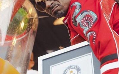 Snoop Dogg попал в Книгу рекордов Гиннеса. Фото: guinnessworldrecords.com