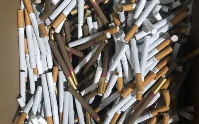 Налоговики изъяли контрафактные сигареты. Фото: ГФС в Харьковской области
