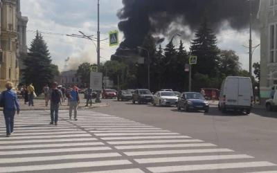 Пожар в академии начался в академии днем 2 августа. Фото: соцсети