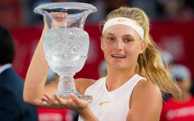 18-летняя Ястремская в октябре завоевала дебютный титул WTA в Гонконге. Фото: Большой теннис Украины