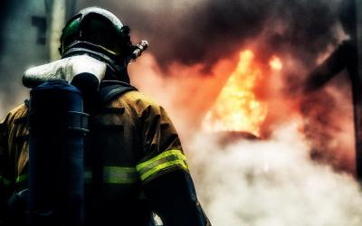 В центральной части Харькова произошел масштабный пожар