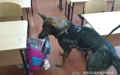 Из-за угрозы взрыва в Харьковской школе эвакуировали более 100 человек. Фото: ГУНПУ