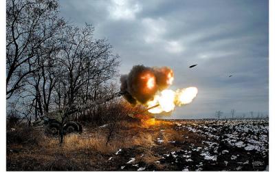 За прошедшие сутки боевики 14 раз нарушали режим прекращения огня, в том числе восемь раз - из вооружения, запрещенного Минскими договоренностями. Фото: Минобороны