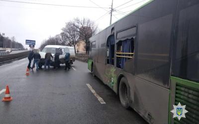 ДТП на улице Клочковской, 330. Фото: Патрульная полиция Харькова