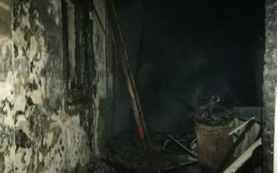 В Дергачевском районе во время пожара погибла пенсионерка. Фото: ГСЧС в Харьковской области