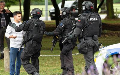 В Новой Зеландии массово расстреляли людей в мечете. Фото: EPA-EFE/MARTIN HUNTER NEW ZEALAND OUT