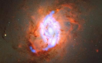 процесс звездной отдачи. Фото: eso.org