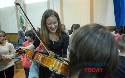 МАСО "Слобожанский" в детском доме-интернате в Богодухове. Фото: Сергей Козлов / KHARKIV Today