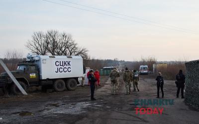 ООС, разведение войск, Донбасс, война, КПВВ, СЦКК. Фото: Сергей Козлов / KHARKIV Today